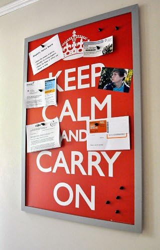 Barcelona FC Neymar 2014 - 2015 Season Poster Magnetic Notice Board Silver Framed - 96.5 x 66 cms (Approx 38 x 26 inches)