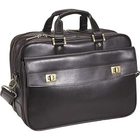 Kenneth Cole Reaction Business and Luggage 6-7 Double Gusset Full Grain Cowhide Leather Expandable...