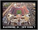 Baltimore Ravens - Superbowl 35 XXXV Aerial - Lg - Plaque Mounted & Laminated Print