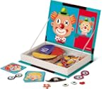 Janod J05545 - Crazy Faces, Libro mag...