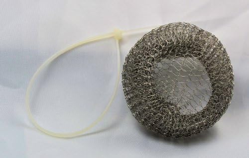 Lot of 72 Washing Machine Lint Traps Aluminum Mesh With Clamps