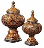 Set of 2 Decorative Urns