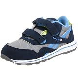 Reebok Toddler/Little Kid Versa Classic Nylon KC Shoe,Carbon/Athletic Navy,10 M Toddler
