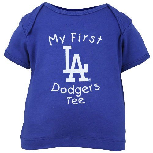 MLB Unisex Infant/Toddler Los Angeles Dodgers My First Tee (Royal, 6-9 Months)