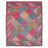 Tartan Log Cabin, Quilt Crib 36X 46