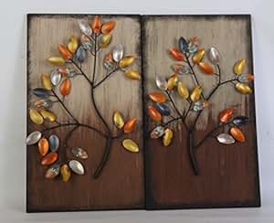 Amazon.com - Fall Tree Metal Wall Art