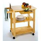 Utility Cart with Cutting Board