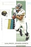 Maurice Jones-Drew 2007 Playoff NFL Playoffs Materials Prime Patch Card #48 Jacksonville Jaguars