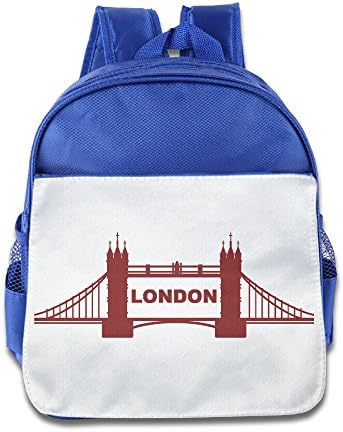 Shehe London Boy School Bookbag Backpack RoyalBlue