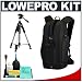 Lowepro Flipside 200 Backpack Camera Case (Black) + Tripod + Accessory Kit for Canon Rebel XSi, XS, XTi, 40D, Nikon D40, D60, D80, D200, D300, D700, Olympus Evolt E-410, E-420, E-510, E-520, and Sony Alpha A200, A300, A350, A700 Digital SLR Cameras