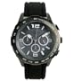 Fossil Men's CH2531 Brushed Stainless Steel Chronograph Black Rubber Strap Watch