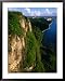 Cliffs with City in the Distance, Amantes Point (Two Lovers Point), Tumon, Guam Lonely Planet Collection Framed Art Poster Print by John Elk III, 31x39