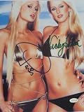 Paris & Nicky Hilton Super Hot in Bikinis 8x10 Signed Autographed Photo w/ Certificate of Authenticity