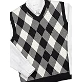Paul Fredrick Cotton Argyle Pullover Vest