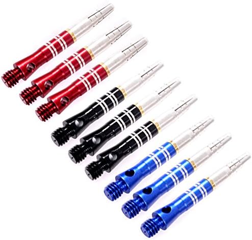 Kingrich 3 Sets / 9 Pcs Medium Spin Darts Shafts Dart Stem