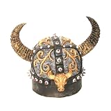 Deluxe Latex Viking Helmet (Style D) ~ Halloween Viking Costume Accessories
