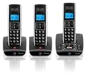 BT Synergy 5500 DECT Trio Cordless Phone with Answer Machine - Black / Silver