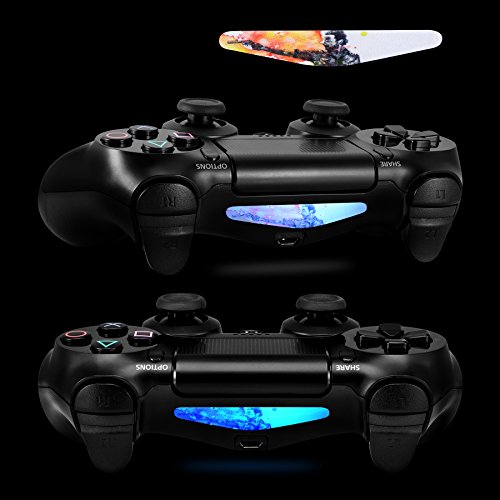 eXtremeRate® Personalized Reuseable Colors Light Bar Sticker Skin Decal