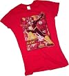 The Flash -- Comic Panels -- Justice League Crop Sleeve Fitted Juniors T-Shirt