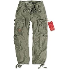 Surplus Airborne Vintage Trousers, OLIV