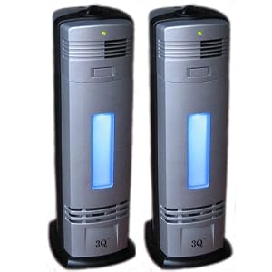 3Q AP04S Twin Pack Electrostrostatic Ionic Air Purifier, Cleaner