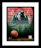 Minnesota Timberwolves Framed 8x10 Photo - Team Logo and Basketball