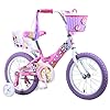 Titan Girl's Flower Princess BMX Bike, Pink, 16-Inch