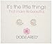Dogeared It's The Little Things Nautilius Stud Earrings