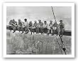 Rockefeller Center, 1932 by Charles C. Ebbets 32"x24" Art Print Poster