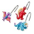 Dinosaur Friends Shower Curtain Hooks