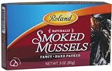 Roland Cherrywood Smoked Mussels, 3-Ounce (Pack of 10)