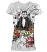 James Dean American Cultural Icon Film Actor TATTOO Juniors White Tee T-Shirt