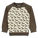 Infant Boys' Cherokee  Dog Print Sweater - Chocolate