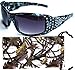 VertX Women's Camouflage Sunglasses Rhinestone Hunting Fishing Outdoor