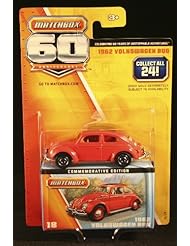 From Amazon.com. Click for details:
 Single Detail Page Misc: Matchbox Commemorative Edition 1962 Volkswagen Bug 60th Anniversary - Mattel Single Detail Page Misc: Matchbox Commemorative Edition 1962 Volkswagen Bug 60th Anniversary - Mattel