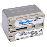 Maximal Power DB SON NP-QM70/QM71D Replacement Battery for Sony Digital Camera Camcorder