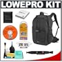 Lowepro CompuPrimus AW Digital SLR Camera Backpack (Black) + Accessory Kit for Canon Rebel T3, T3i, T1i, T2i, EOS 60D, 5D, 7D, Nikon D3000, D3100, D5000, D5100, D7000, D300s, Olympus Evolt E-5, E-30, E-620 & Sony Alpha A560, A580, A33, A35, A55