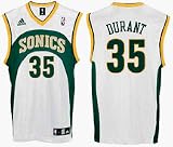 Kevin Durant Seattle Supersonics #35 Replica Adidas NBA Basketball Jersey (Home White)
