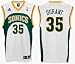 Kevin Durant Seattle Supersonics #35 Replica Adidas NBA Basketball Jersey (Home White)