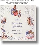 Beatrix Potter Peter Rabbit Birth Sampler Cross... by Beatrix Potter