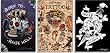 Ed Hardy Famous Tattoo Artist 3 Poster Set