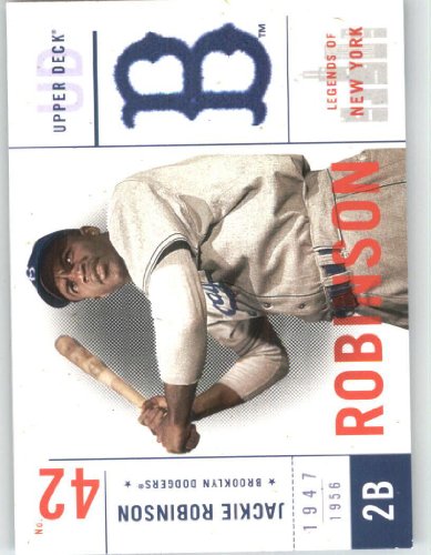 2001 Upper Deck Legends of NY #7 Jackie Robinson - Brooklyn Dodgers (Baseball Cards)