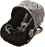Itzy Ritzy Infant Car Seat Cover, Licorice Swirl