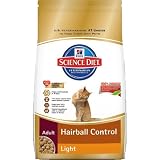 Hill's Science Diet Adult Light Hairball Control Dry Cat Food, 15.5-Pound Bag ~ Hill's Pet Nutrition