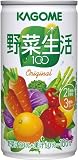 (お徳用ボックス) 野菜生活100 オリジナル 190g 6缶パック×5セット