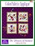 Color Palette Applique: The Flowers of Summer