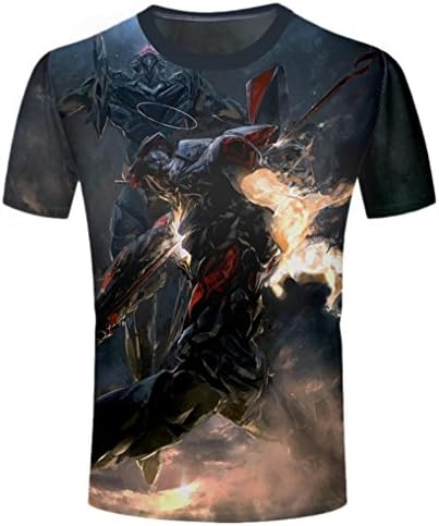 2016 Creative Custom Men's Classic 100% Cotton T-Shirt with Neon Genesis Evangelion