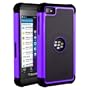 BZ Gadget Hybrid Armor Defender Case Cover for Blackberry Z10 (Black/Purple) BZ Gadget Hybrid Armor Defender Case Cover for Blackberry Z10 (Black/Purple)