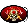 Firefighter Fireman Skull Belt Buckle