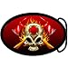 Firefighter Fireman Skull Belt Buckle
